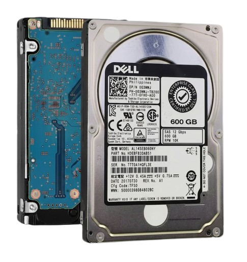 DELL 600 GB SAS HDD SFF 2.5" 12 Gbps